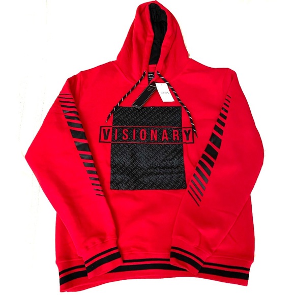 Modern Culture Other - Graphic Red black pullover hoodie